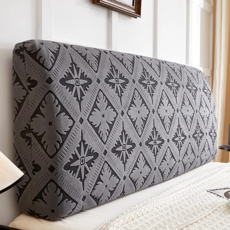 Navlaka za noćni pano kreveta, jacquard baršun, univerzalna prilagodljivost, zaštita naslona, zaštita od prašine, Wan'erfang, Ins stil