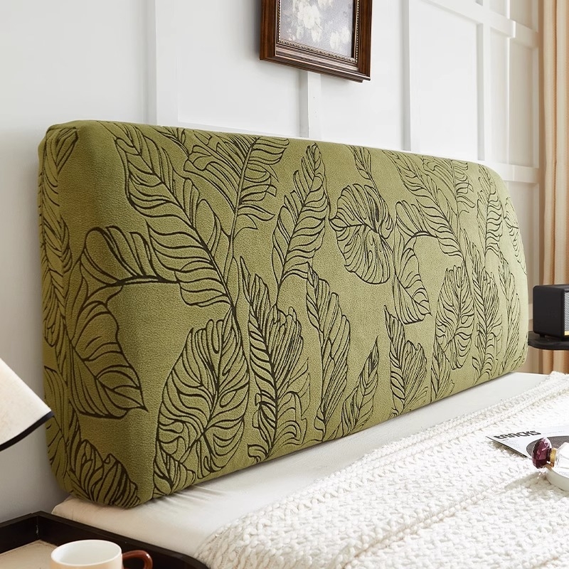 Navlaka za noćni pano kreveta, jacquard baršun, univerzalna prilagodljivost, zaštita naslona, zaštita od prašine, Wan'erfang, Ins stil