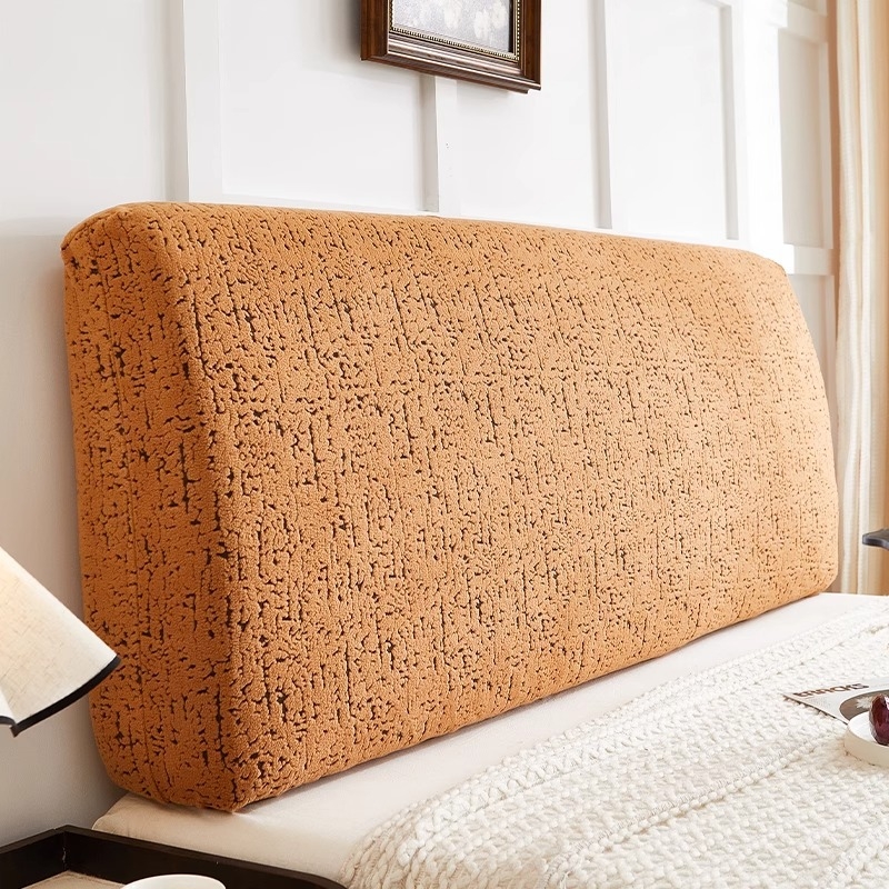 Navlaka za noćni pano kreveta, jacquard baršun, univerzalna prilagodljivost, zaštita naslona, zaštita od prašine, Wan'erfang, Ins stil