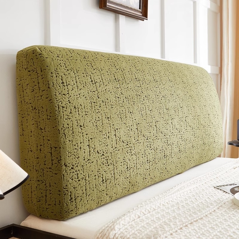 Navlaka za noćni pano kreveta, jacquard baršun, univerzalna prilagodljivost, zaštita naslona, zaštita od prašine, Wan'erfang, Ins stil