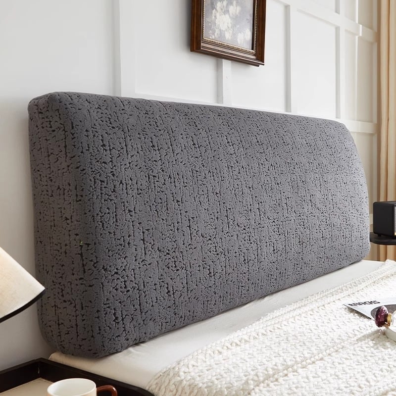 Navlaka za noćni pano kreveta, jacquard baršun, univerzalna prilagodljivost, zaštita naslona, zaštita od prašine, Wan'erfang, Ins stil