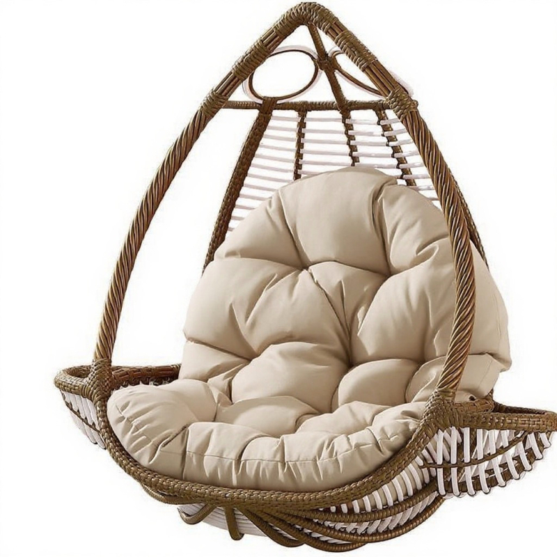 Kėdės pagalvėlė – poliesterio medžiaga, užpildas iš perlų medvilnės, šiuolaikiškas paprastas stilius, tinkama svetainei ir lauko naudojimui