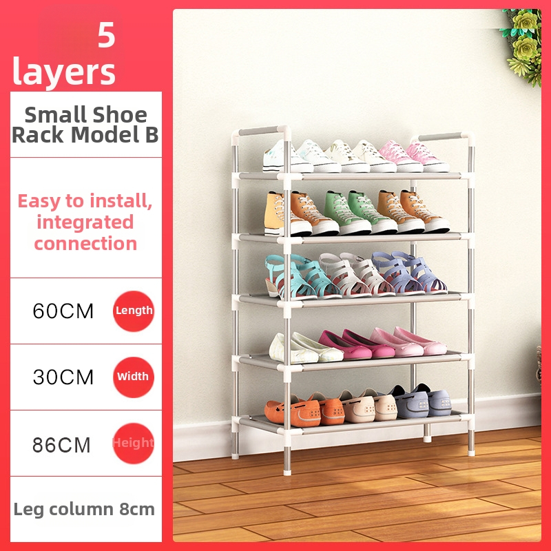 Batų stovas, metalinis, modulinis nuo dviejų iki septynių sluoksnių, modelis XXJ, prekės ženklas Yaruifan, šiuolaikiško minimalistinio stiliaus