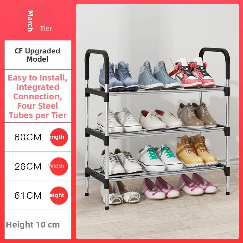 Batų stovas, metalinis, modulinis nuo dviejų iki septynių sluoksnių, modelis XXJ, prekės ženklas Yaruifan, šiuolaikiško minimalistinio stiliaus