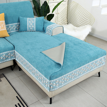 Chenille kanapéhuzat, univerzális illeszkedés, minimalist stílus