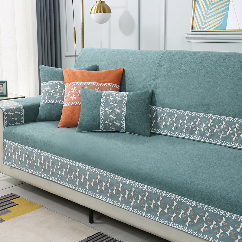 Chenille kanapéhuzat, univerzális illeszkedés, minimalist stílus