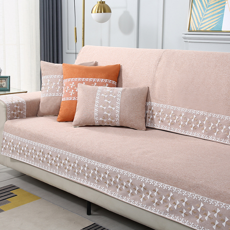 Chenille kanapéhuzat, univerzális illeszkedés, minimalist stílus