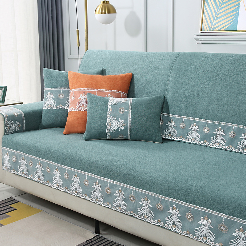 Chenille kanapéhuzat, univerzális illeszkedés, minimalist stílus