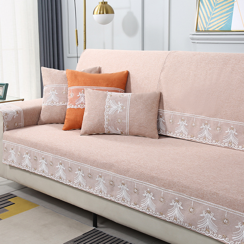 Chenille kanapéhuzat, univerzális illeszkedés, minimalist stílus