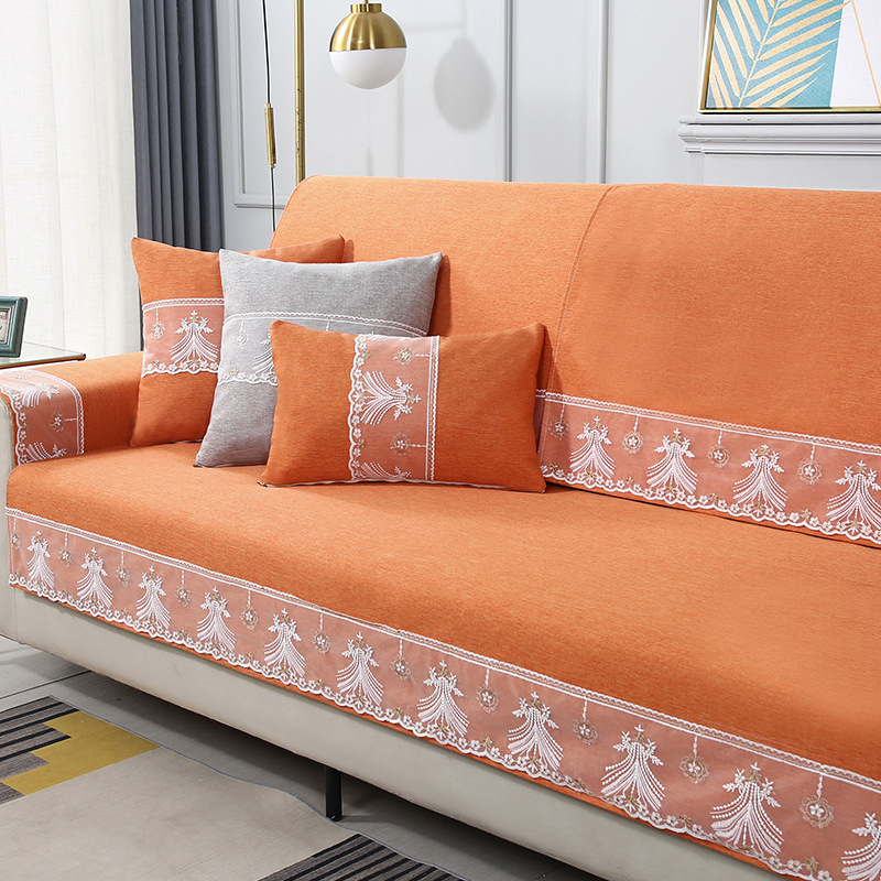 Chenille kanapéhuzat, univerzális illeszkedés, minimalist stílus