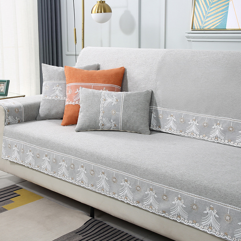 Chenille kanapéhuzat, univerzális illeszkedés, minimalist stílus