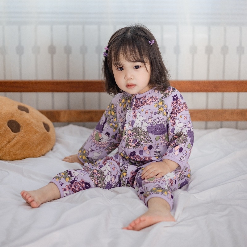 Spavaća vreća za bebe i djecu, dvostruka vlakna od bambusa, razdvojene noge, 3/4 rukava, ljetni model