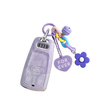 Audi atslēgas TPU korpuss, saderīgs ar A6L/A4L/Q5L/A3/Q3/A7L/Q2L/Q7/A5, pielāgojams, augstas klases kvalitāte