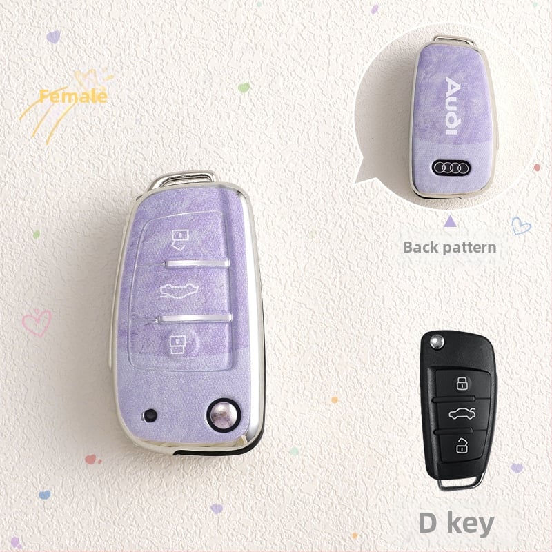 Audi atslēgas TPU korpuss, saderīgs ar A6L/A4L/Q5L/A3/Q3/A7L/Q2L/Q7/A5, pielāgojams, augstas klases kvalitāte