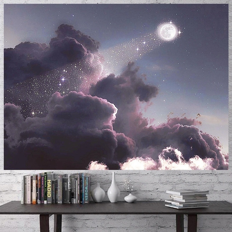 Гобелен с ангелски крила – плюшена тъкан, найлон 30–40% като основен компонент, 30–40% като подкомпонент, модел: Карикатури/Аниме