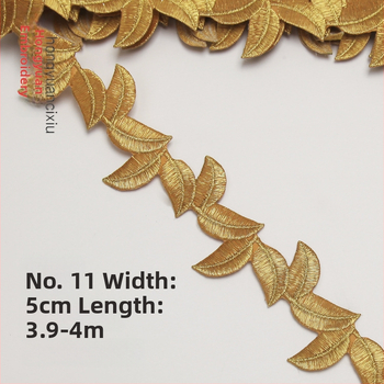 Бродирана дантела за костюми – прежда за бродиране, модел на древни костюми, подходяща за шапки, дрехи и домашен декор