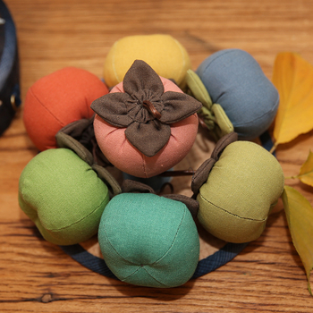 Patchwork lutka privjesak — pastoralni stil, Lu vez, uzorak cvijeće/trava/lišće, DIY kit za križni šav