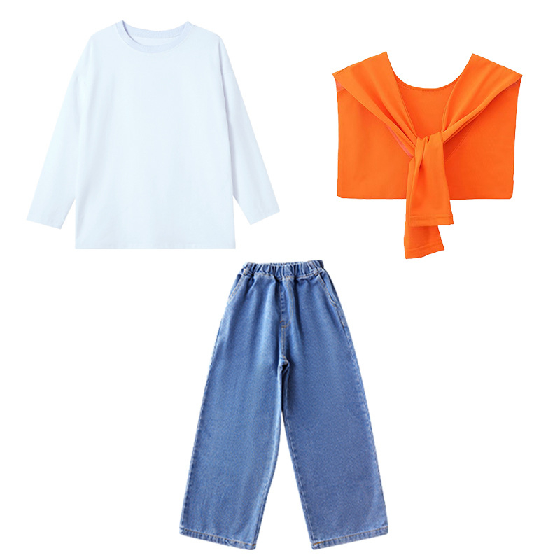 Vaikų hiphopo pasirodymo apranga, 100% medvilnė, rudens sezonui, vaikams nuo 8 metų