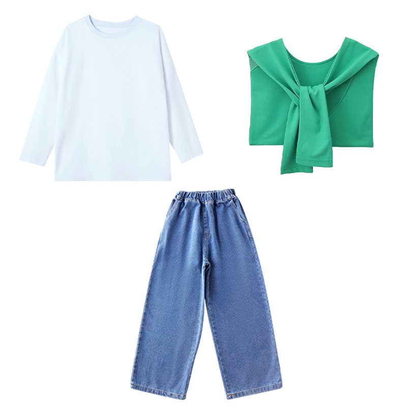 Vaikų hiphopo pasirodymo apranga, 100% medvilnė, rudens sezonui, vaikams nuo 8 metų