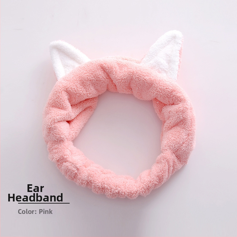 Suaugusiųjų moterų koralinis fliso chalatas, sagties užsegimas, dėvimas kaip rankšluostis, greitai džiūstanti plaukų kepurė