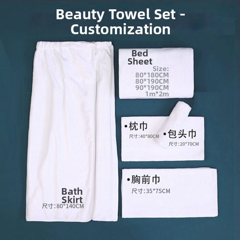 Szépségszalon Mikroszálas törölközők, 400 gsm - 150D kevert fonal, sík szövés, puha, nedvszívó, szöszmentes