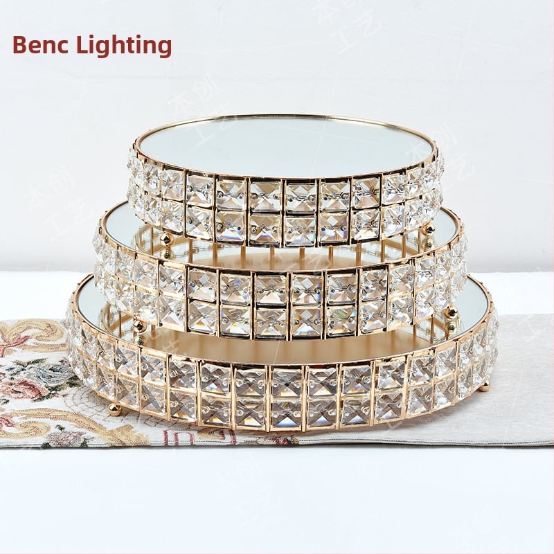 Originalus stiklinis desertų stovas stalui, Kalėdinė dekoracija, stilius 1073098860