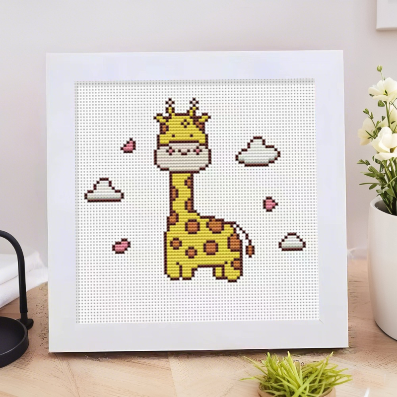 Dječji kit za križni šav s likovima Shin-Chan, Strawberry Bear i Pikachu – DIY za početnike