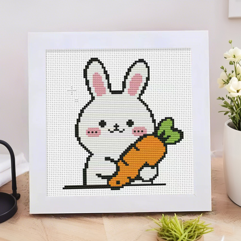 Dječji kit za križni šav s likovima Shin-Chan, Strawberry Bear i Pikachu – DIY za početnike
