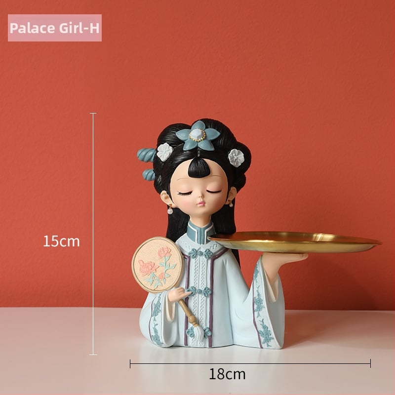 Поставка за ключове в китайски стил, от смола, боядисана повърхност, персонализируема