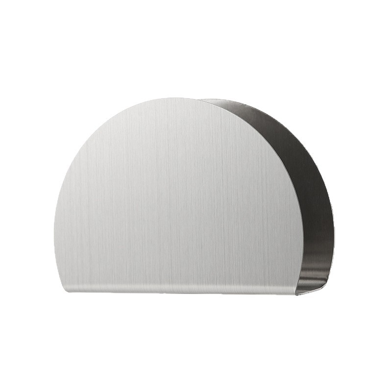 Държач за салфетки от неръждаема стомана, матирана повърхност, модерен стил, вертикален държач за салфетки, с възможност за персонализация