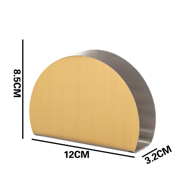 Държач за салфетки от неръждаема стомана, матирана повърхност, модерен стил, вертикален държач за салфетки, с възможност за персонализация