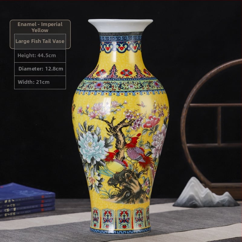 Keramická váza, čínskeho štýlu