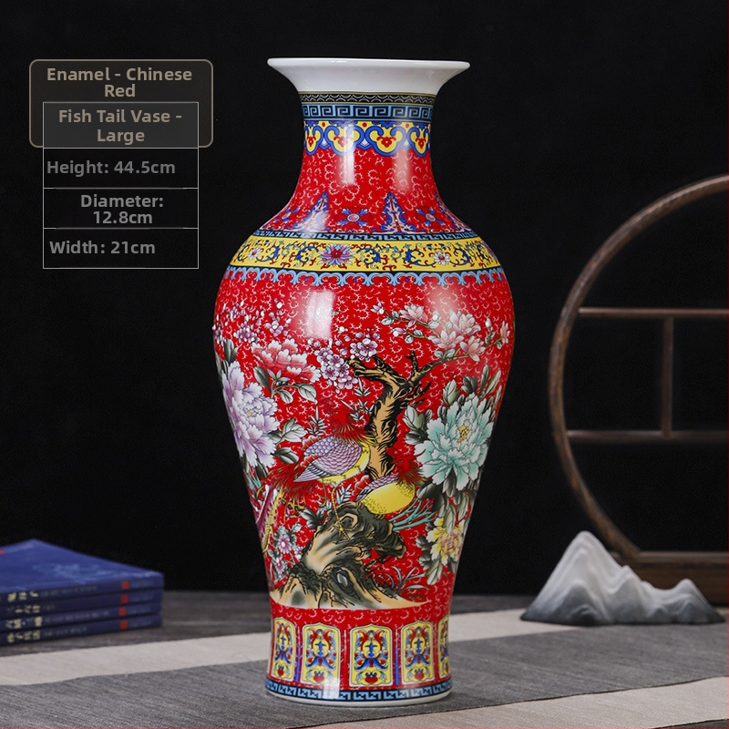 Keramická váza, čínskeho štýlu