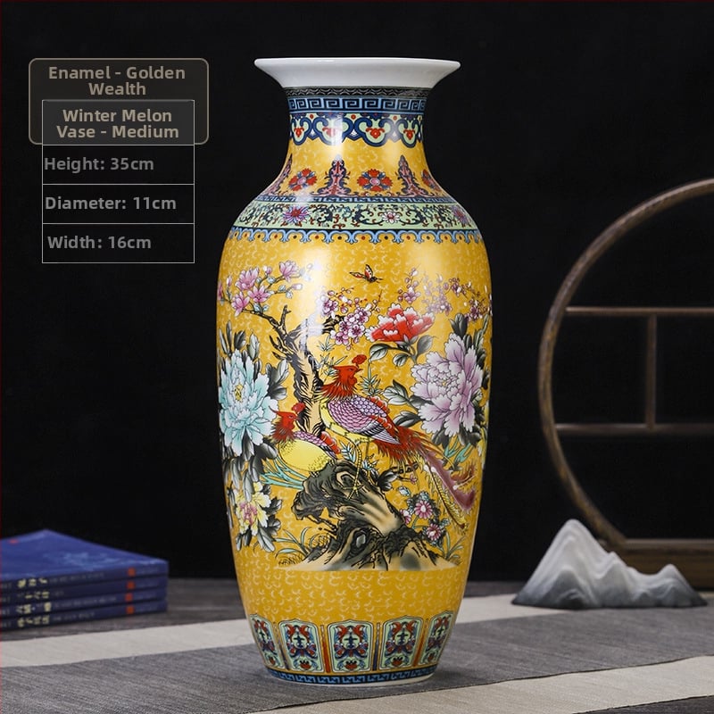 Keramická váza, čínskeho štýlu