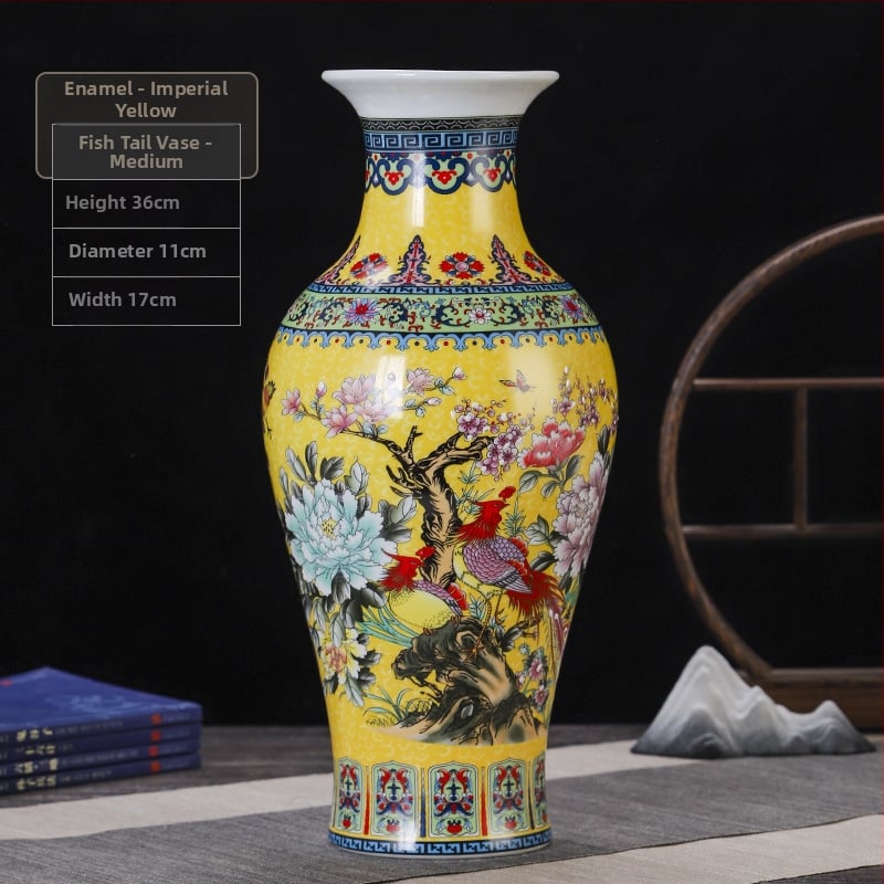 Keramická váza, čínskeho štýlu