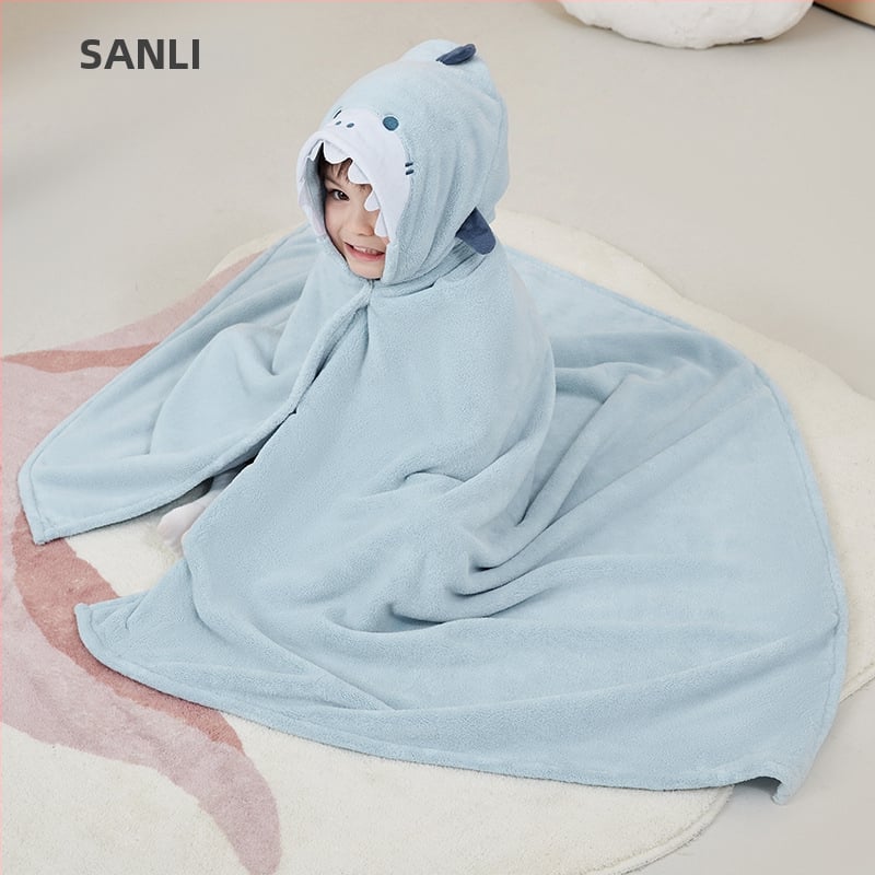 Sanli szülő-gyermek fürdőköpeny korall plüss, 90% poliészter