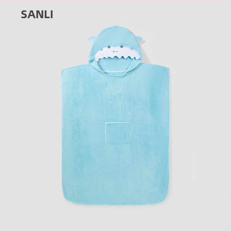 Sanli szülő-gyermek fürdőköpeny korall plüss, 90% poliészter