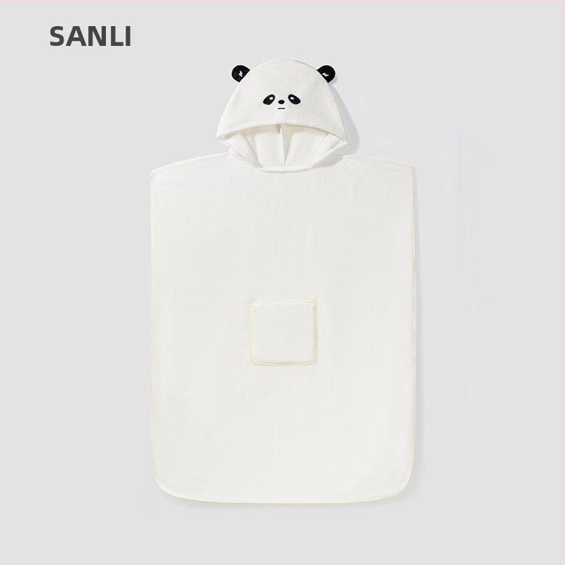 Sanli szülő-gyermek fürdőköpeny korall plüss, 90% poliészter