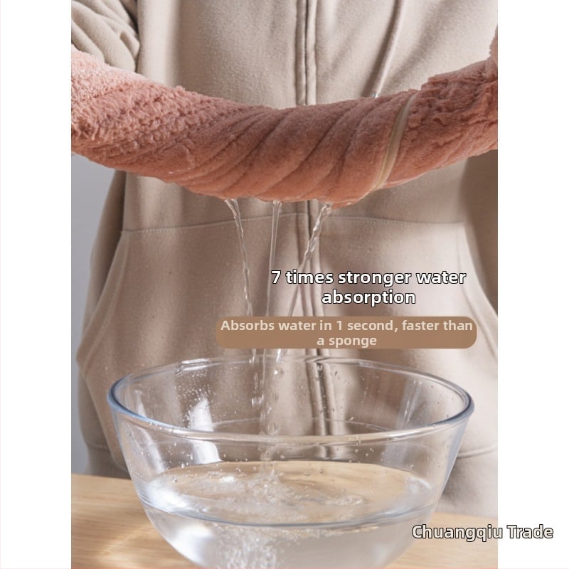 Száraz haj sapka korall plüssel, 150d fonal, kevesebb mint 30 g | Create autumn