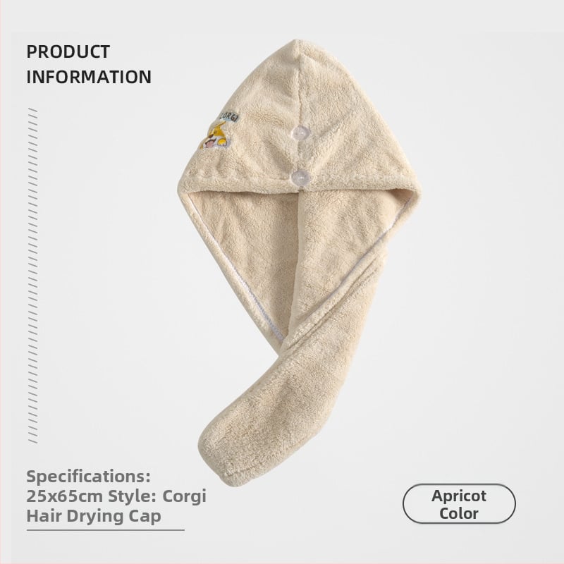 Száraz haj sapka korall plüssel, 150d fonal, kevesebb mint 30 g | Create autumn