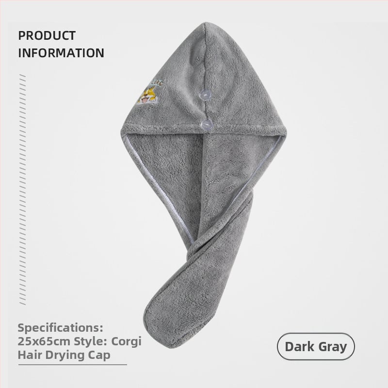 Száraz haj sapka korall plüssel, 150d fonal, kevesebb mint 30 g | Create autumn