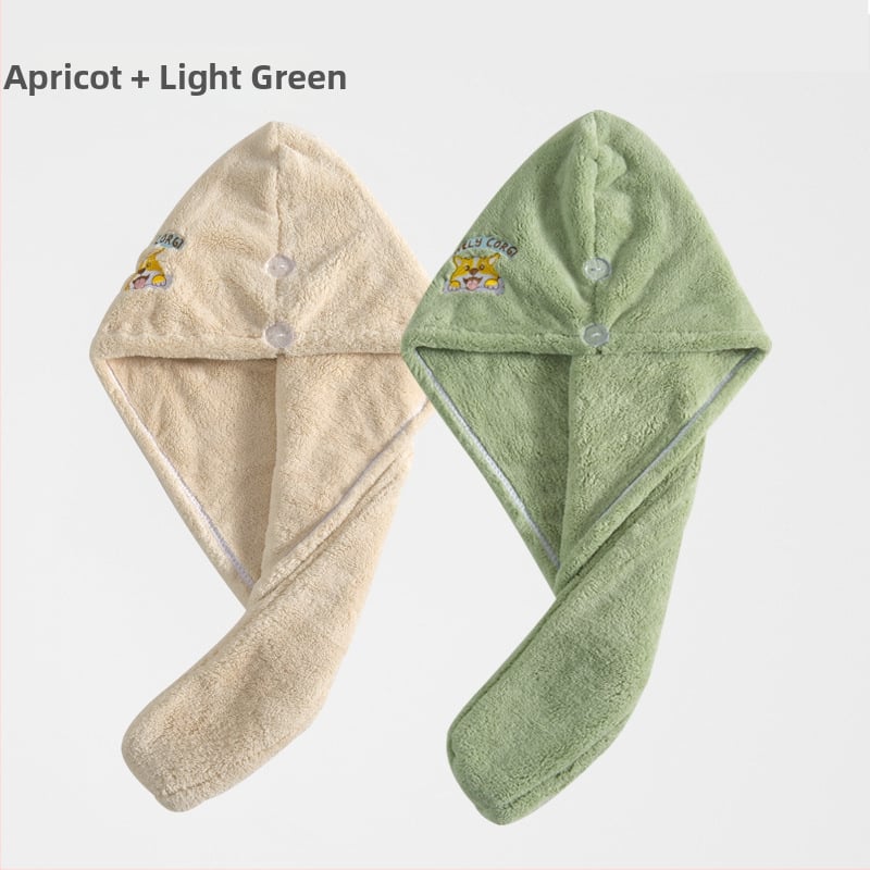 Száraz haj sapka korall plüssel, 150d fonal, kevesebb mint 30 g | Create autumn