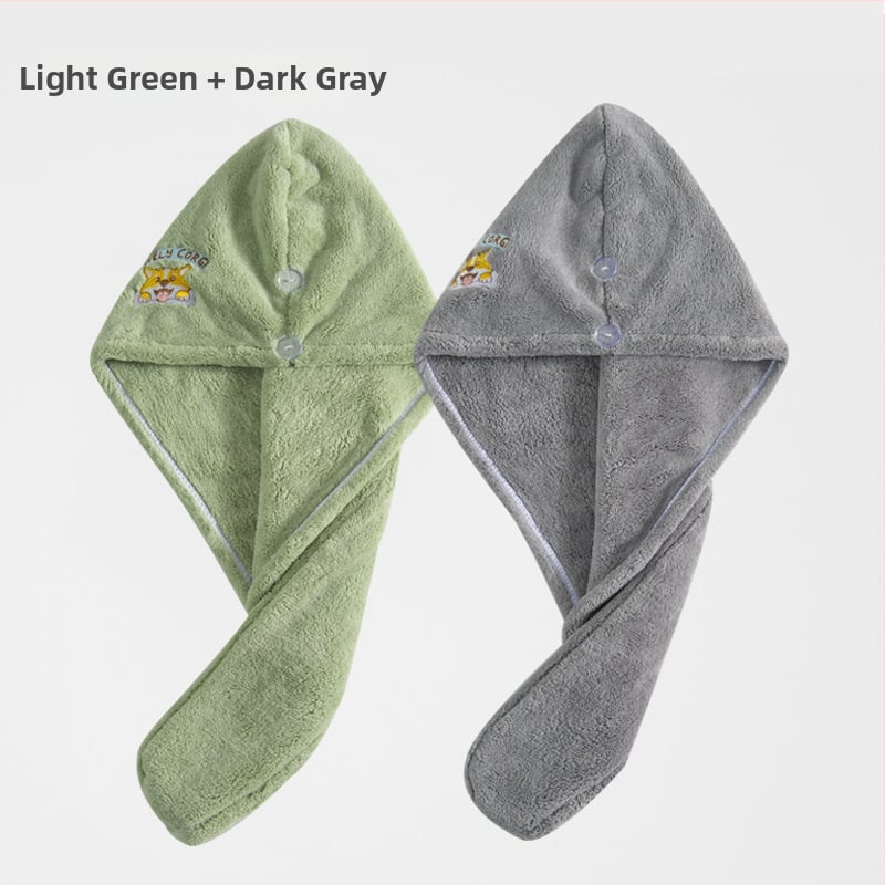 Száraz haj sapka korall plüssel, 150d fonal, kevesebb mint 30 g | Create autumn