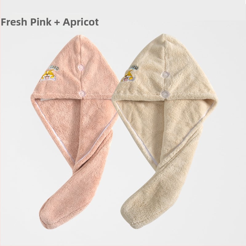 Száraz haj sapka korall plüssel, 150d fonal, kevesebb mint 30 g | Create autumn