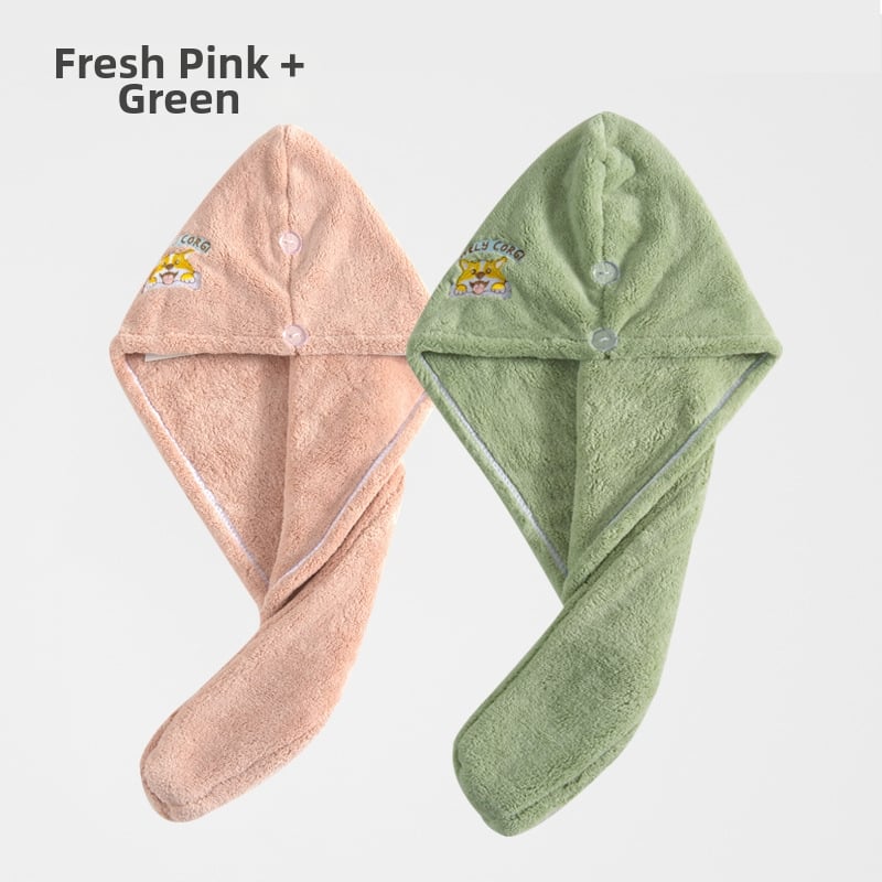 Száraz haj sapka korall plüssel, 150d fonal, kevesebb mint 30 g | Create autumn