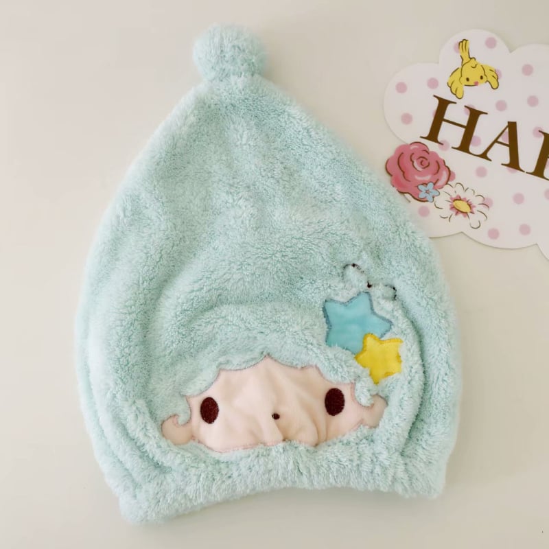 Aranyos rajzfilm témájú hajszárító sapka, rendkívül nedvszívó és gyorsan száradó; korall plüss zuhanysapka felnőtteknek és gyerekeknek; Anyag: blended; Fő összetevő: puha plüss; Kategória: hajsapka