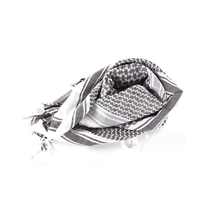 CS taktiskais arābu kvadrātšāls ārpustrādēm – sporta galvas pārklājums, 100% kokvilna, vienkāršs raksts, pieaugušie, universāls