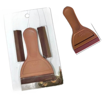 Šepetėlis arbatos padėkliui su guminiu krašteliu ir plastikinis šepetėlis – arbatos staliukui ir arbatos likučiams šalinti