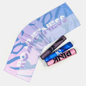 Sporttörölköző hímzett mintával, poliÉSészter, 160 g, 5–10 s nedvességfelszívás, logó nyomtatása elérhető