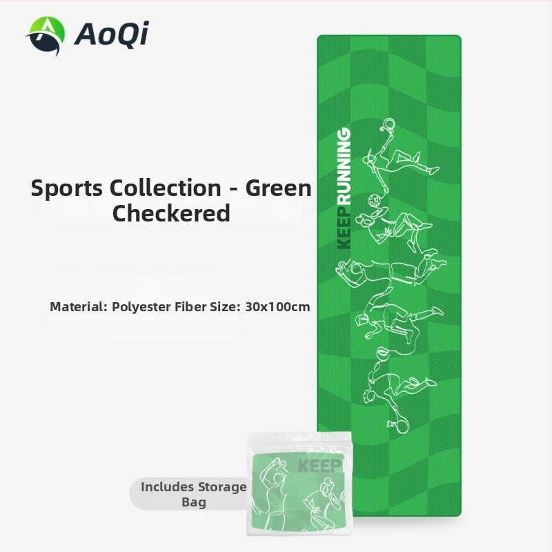 Sporttörölköző hímzett mintával, poliÉSészter, 160 g, 5–10 s nedvességfelszívás, logó nyomtatása elérhető